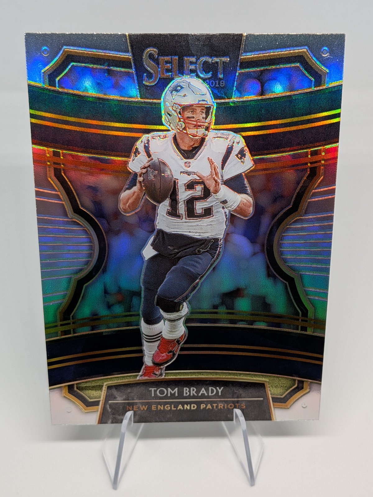 2019 Panini Select - Concourse Tom Brady #1 Silver Prizm