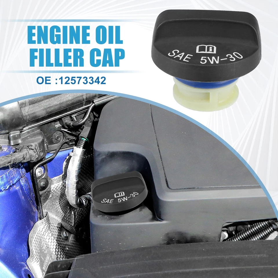 Tapa de llenado de aceite de motor de automóvil n.º 12573342 para Chevrolet Silverado 1500 2002-2005 Foto 2 de 4
