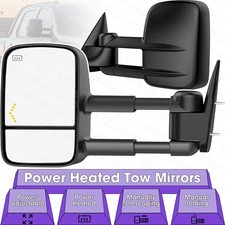 Power Heated Led Signal Tow Mirrors 03-07 Chevy Silverado Sierra 1500 2500 3500 Power Heated Led Signal Tow Mirrors 03-07 Chevy Silverado Sierra 1500 2500 3500