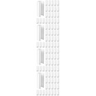 128 Stcs Treibhausrohrklammern Gartenbau -Röhrchen -Clips für Sonnenschutznetze