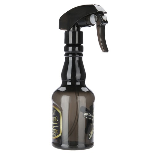 Botella spray de peluquería negra salón peluquero herramientas para el cabello rociador de agua - Imagen 2 de 13