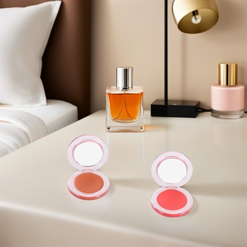 Rubor para mejillas 2 piezas: rubor crema ligero multiuso para mejillas y labios - Imagen 3 de 12