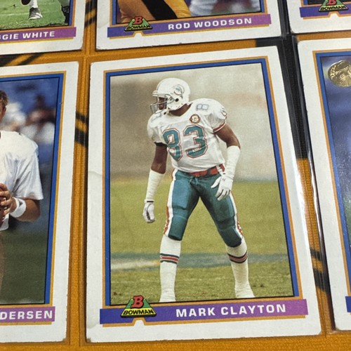 10 Karten 1991 Bowman Football Lot - Bild 10 von 11