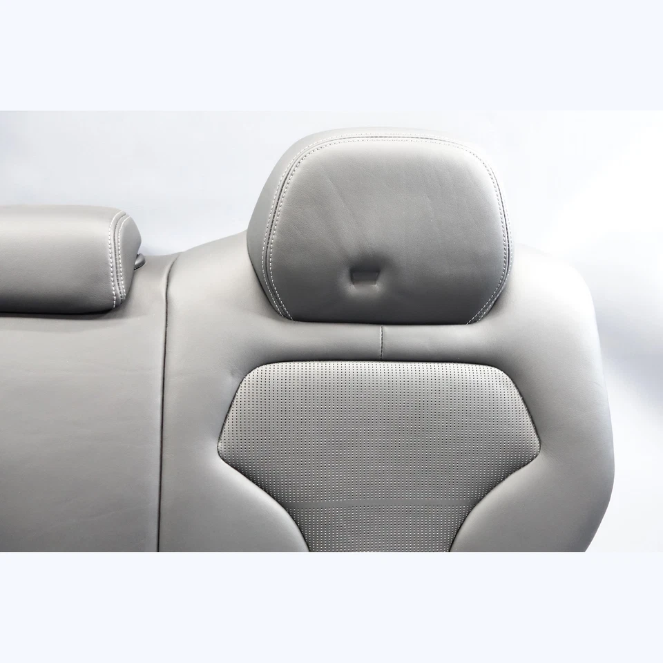 BMW F80 M3 2015-2019 respaldo de asiento trasero de fábrica cuero merino negro térmico OEM Foto 2 de 4