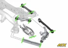 Rear Suspension Control Arm Complete Bolt Kit BMW E90 E91 E92 E93 3 Series