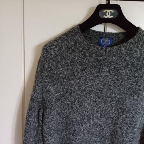 GAP 90s Vintage Shetland Knit Shaggy Dog M Made in Scotland used - Picture 1 of 16