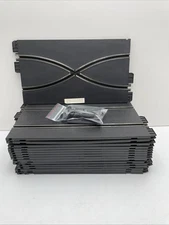 Strombecker Vtg Lot of 18 Car Racing 2 Lane Tracks 1 Cross Lane & Supports - USA