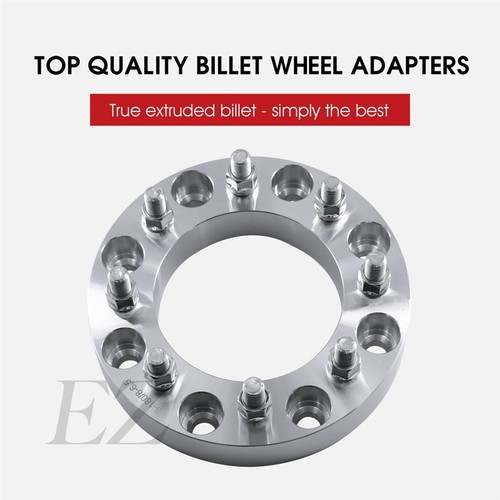Wheel Adapters 8x6.5 To 8x200 for New Dodge 3500 4500 Rims on Older Chevy GMC - Picture 2 of 5