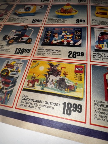 Vintage 1987 Toys “R” Us Navidad Flyer Nintendo Barbie LEGO Catálogo Anuncio - Imagen 5 de 8