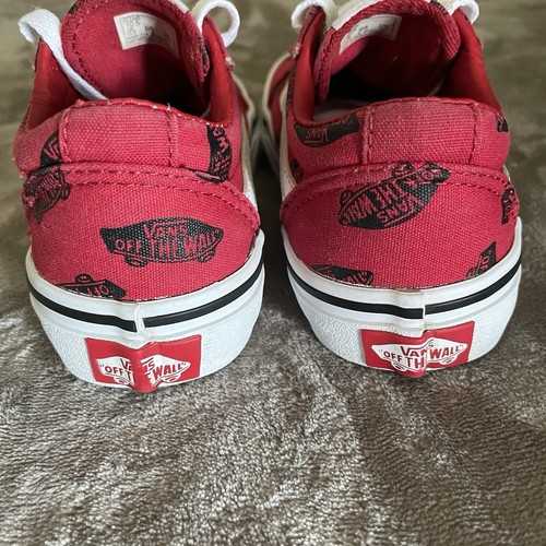 Vans Old Skool Kinderschuhe Größe 10,5 Academia Farbe Rot Selten Design Sauber - Bild 9 von 12