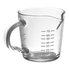 Shot Glass Espresso Coffee Cup Measuring Cups Double Spout Handle