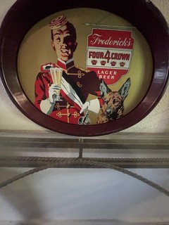 FREDERICK'S FOUR CROWN Beer Tray Thornton IL