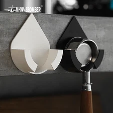 MHW-3BOMBER Portafilter Holder ABS Droplet Design Coffee Bar Accessory 2PCS