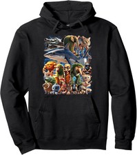 Italian Brainrot Costume Gen Z Character Collage Unisex Hooded Sweatshirt