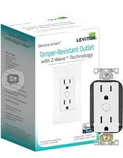 Leviton ZW15R Z-Wave 700 Series Tamper-Resistant Smart Outlet