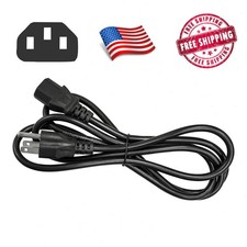 3-Prong IEC Power Supply Universal Cable Cord Plug Computer LCD CRT Monitor