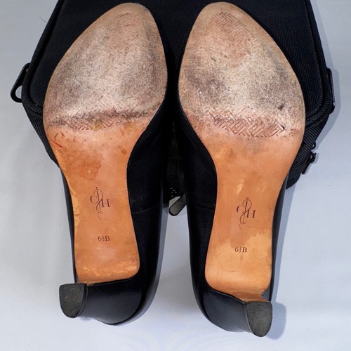 Cole Haan Black Leather Pumps Classic Heel Career Dress Shoes 6.5B - Picture 6 of 6