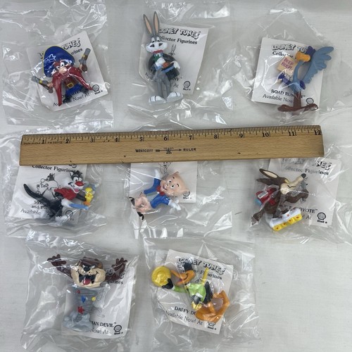 NEW 1990 SHELL GAS & OIL LOONEY TUNES FIGURES COMPLETE SET OF 8 TOYS NIP - Picture 12 of 12