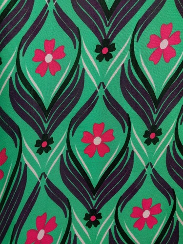 Rachel Zoe Hose weites Bein hoher Bund gefüttert Pull-On grün Blumenmuster Damen 28 x 30 Größe 8 - Bild 5 von 9