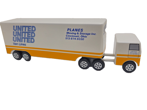 Ralstoy 26 United Van Lines Semi Truck Planes Moving Cincinnati Diecast Vtg - 第 1/11 張圖片