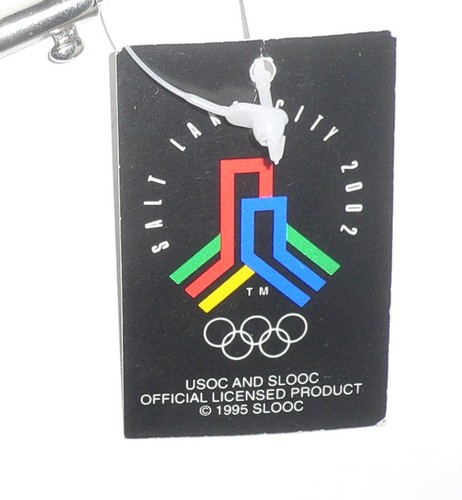 2002 WINTER OLYMPICS Salt Lake City, Utah, USA Ice Skate Keychain NEW with tags - Picture 5 of 7