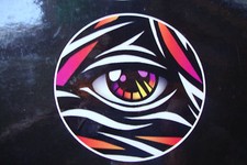  2 x 3" VINYL STICKERS  ALL SEEING EYE  MASONIC ANCIENT  SYMBOLS   FREE MASONS 