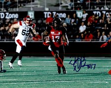 Devonte Dedmon Signed 8x10 Photo Cfl Football Ottawa RedBlacks #2