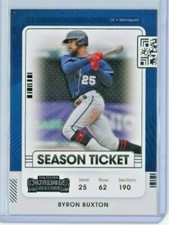 2021 Panini Contenders Season Ticket #80 Byron Buxton - Minnesota Twins - MINT
