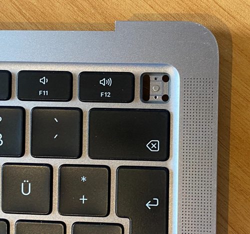 Space Grey Apple Top Case Akku Trackpad QWERTZ MacBook Air 2020 A2337 TC231 - Afbeelding 5 van 8
