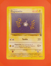 Magnemite 60/82 Common Unlimited - Team Rocket Set - LP Condition Pokemon Card
