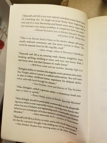 Sleepwalk with Me by Mike Birbiglia 2011 1st Paperback Edition 1st Print PB VGC! - Picture 4 of 10