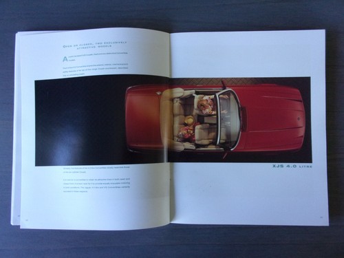 JAGUAR XJS orig 1994 UK Mkt Prestige Brochure - 4.0 6.0 V12 Coupe Convertible - Picture 12 of 16