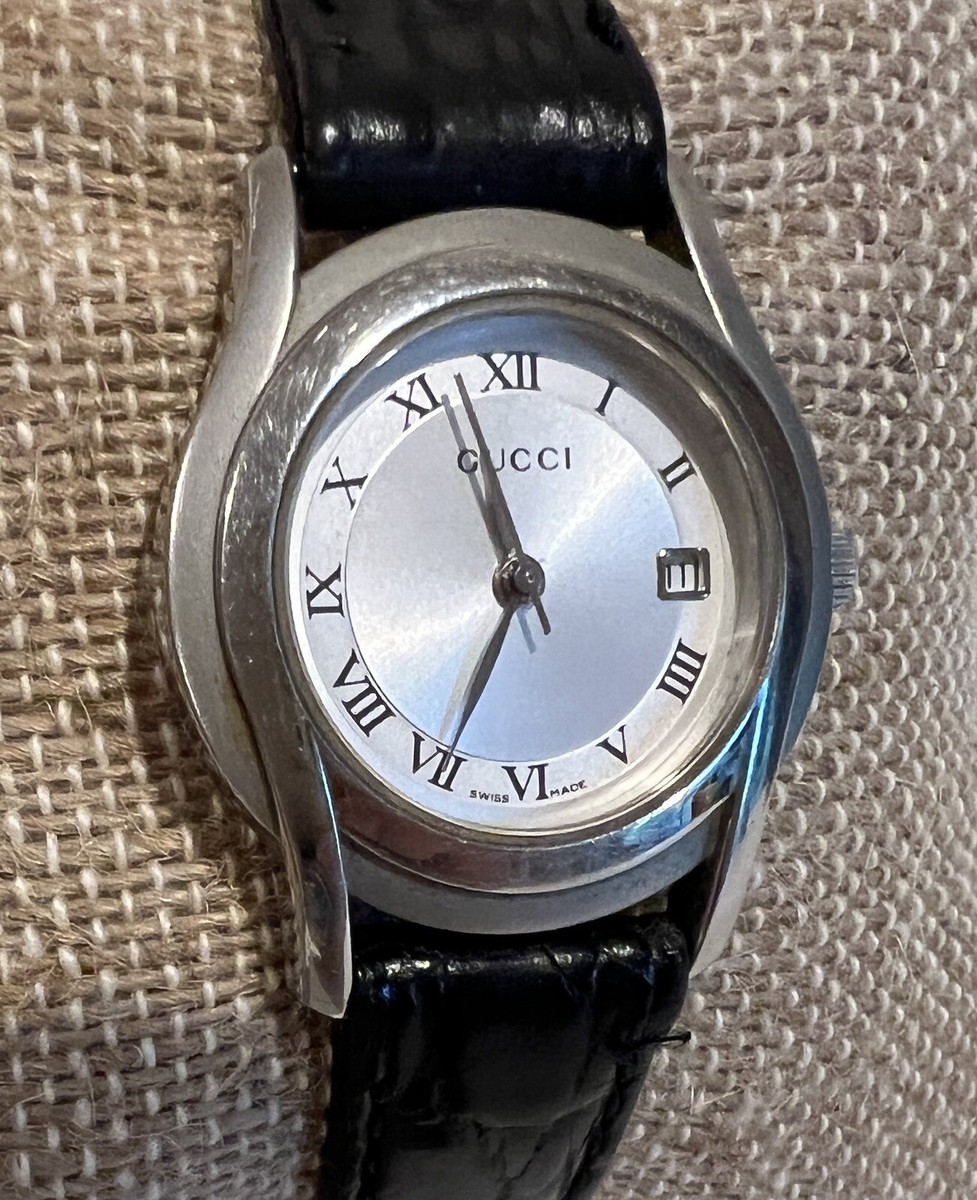 Gucci 5500L Watch Quartz 27mm Women s White Dial Date Swiss Made