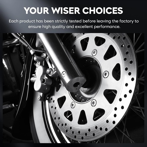Rotor de freno trasero cromado de 11,5" Super radios disco SS para Harley Sportster Road King - Imagen 6 de 12