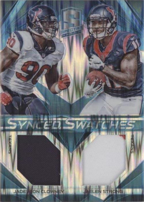 2015 Panini Spectra - Synced Swatches Jadeveon Clowney, Jaelen
