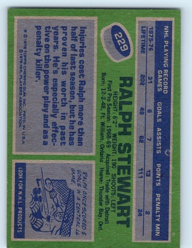 1976-77 TOPPS HOCKEY CARDS - Take Your Pick to Complete Your Set! - Picture 351 of 417