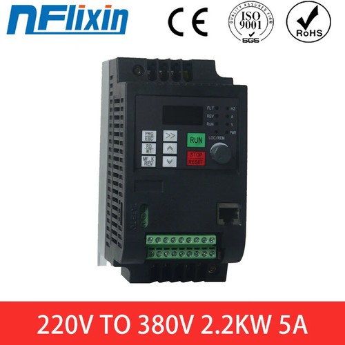 Inverter VFD Boost AC Inverter di frequenza 1fase 220V ingresso a 3fase uscita 380V - Foto 9 di 31