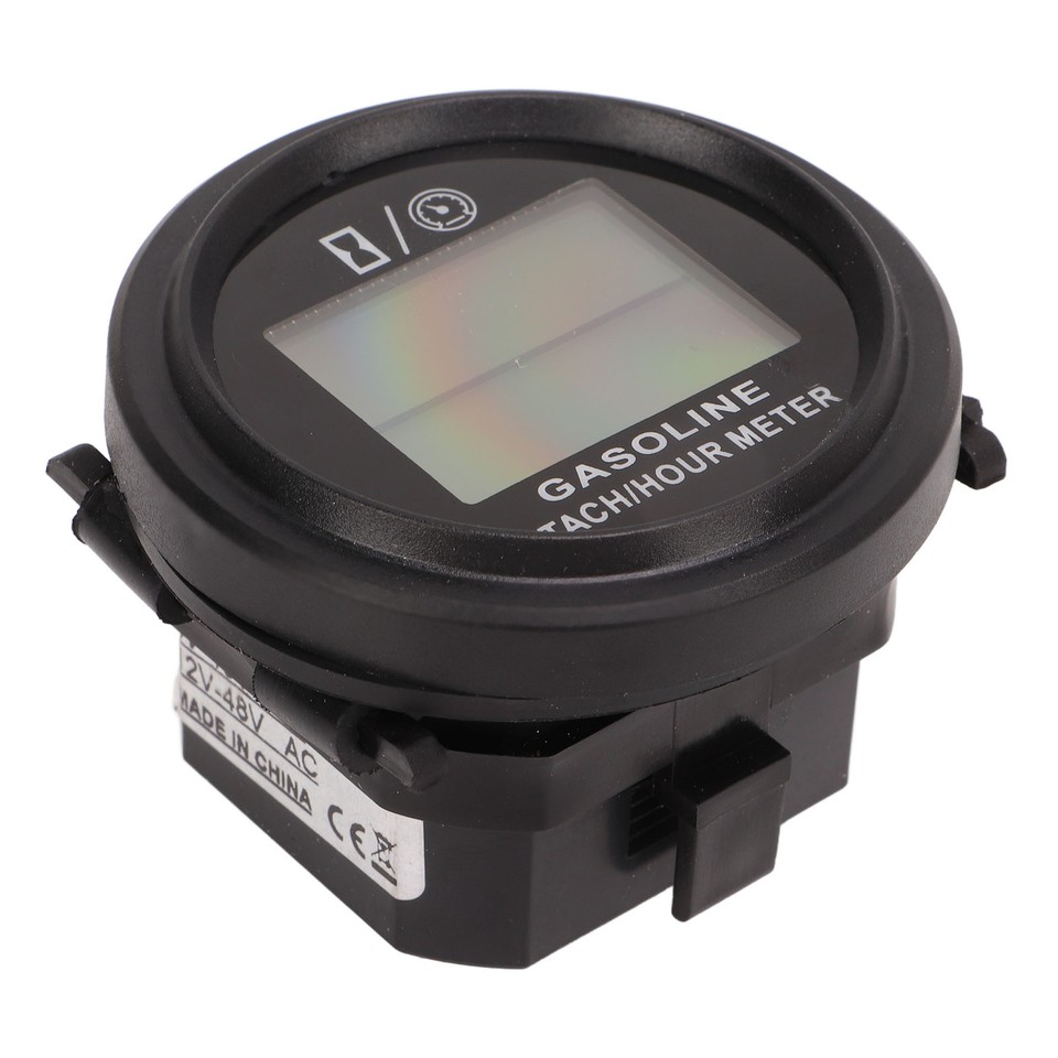 Waterproof Digital Tachometer RPM Gauge With Hour Meter Counter For E