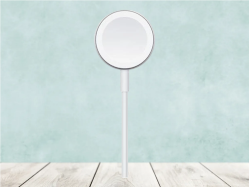 Original Apple Watch Magnetisches Ladekabel (A1923) Metall/Weiß 1m - Bild 6 von 10