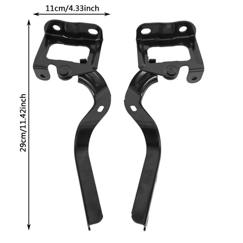 1 Pair Iron Hood Hinges Driver & Passenger Side Left Right for Toyota Prius - Picture 4 of 12