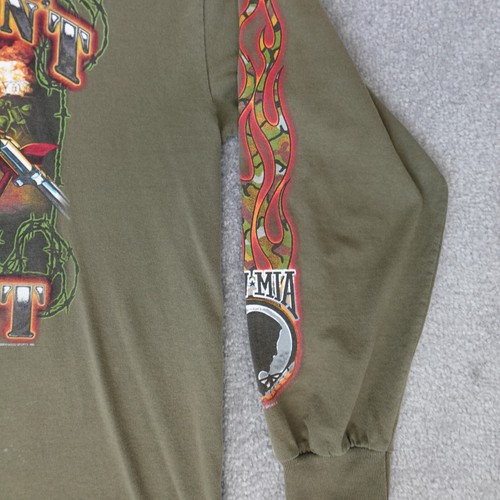 Camisa Daytona Beach Biketoberfest Hombres L Verde Florida Motociclista Rally Camiseta POW 2008 - Imagen 4 de 13
