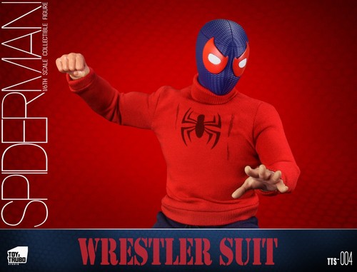 ToyzTruboStudio TTS-004 1/6 The Spider Wrestler Suit Man Action Figure Model Toy - Picture 3 of 10