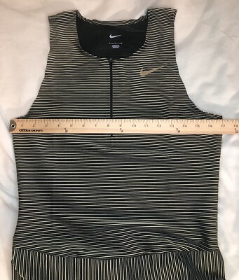 Nike Pro Elite Speed Suit Track & Field Black Gold CW2567