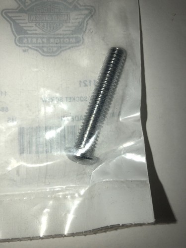 NOS OEM Harley Davidson 5/16"-18 x 1-3/4" Hex Socket Button Head Screw P/N 4121 - Picture 6 of 12