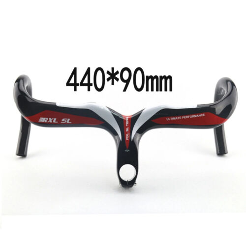 Integrated Carbon Bicycle Handlebar Road Race Bike Drop Bar 28.6mm 400/420/440mm - Picture 45 of 48
