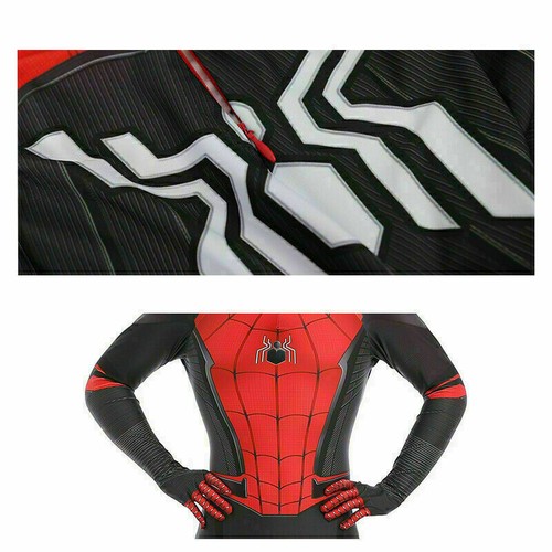 Superhero Spider-man Kids Men Halloween Costume Venom Carnage Cosplay Jumpsuit - Picture 18 of 38