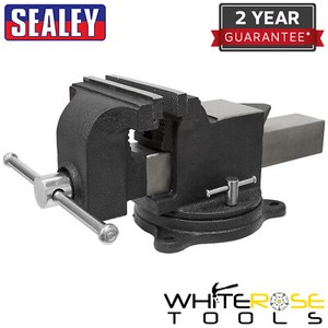 Sealey SG Iron Industrial Vice with Swivel Base 150mm SGV150