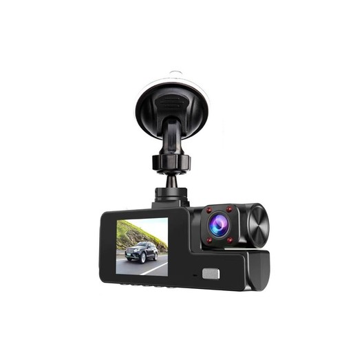 Dash Cam Car HD 1080P Front/Rear/Inside Dual Lens Video Recorder Camera G-Sensor - Picture 3 of 13