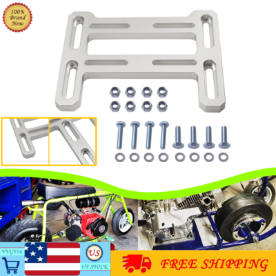 #ad Silver Motor Engine Mount Bracket Plate For Small 4 Stroke 212 Preditor Tecumseh $23.99