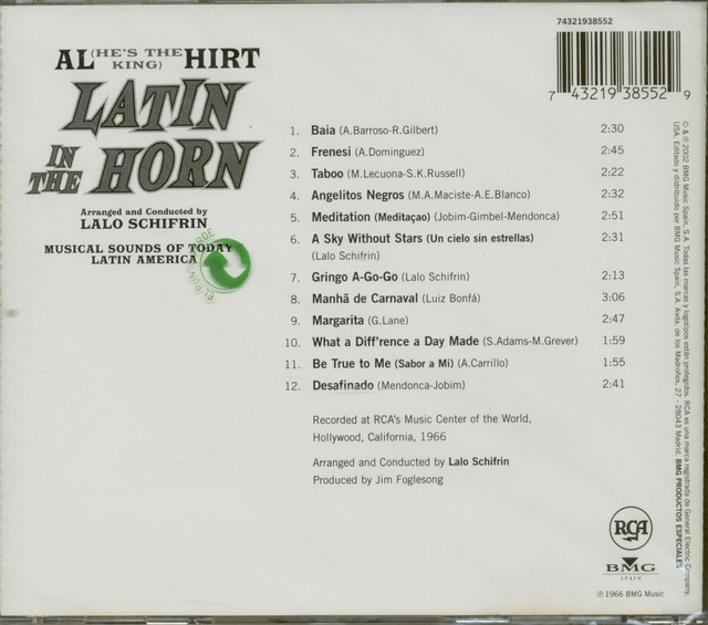 Latin in the Horn by Al Hirt (CD, Oct2002, Cloud 9 Records) for sale